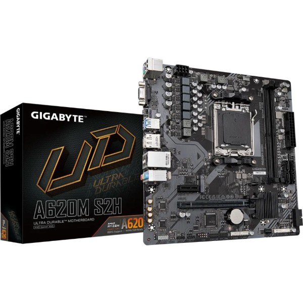 Фото - Материнська плата Gigabyte A620M S2H