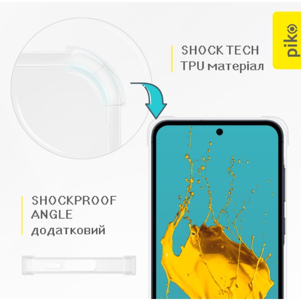 Фото - Чохол для смартфону Piko Shockproof TPU for Samsung Galaxy A57 Transparent (1283126635205)