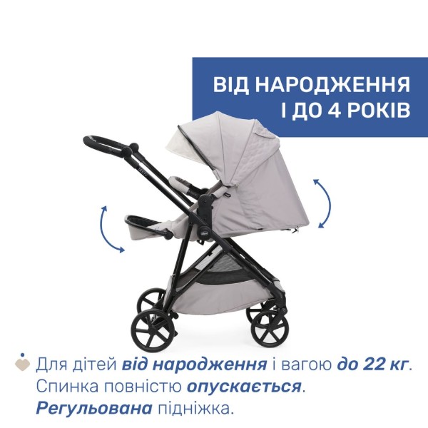 Фото - Коляска универсальная 2 в 1 Chicco Seety (87097.70.01)