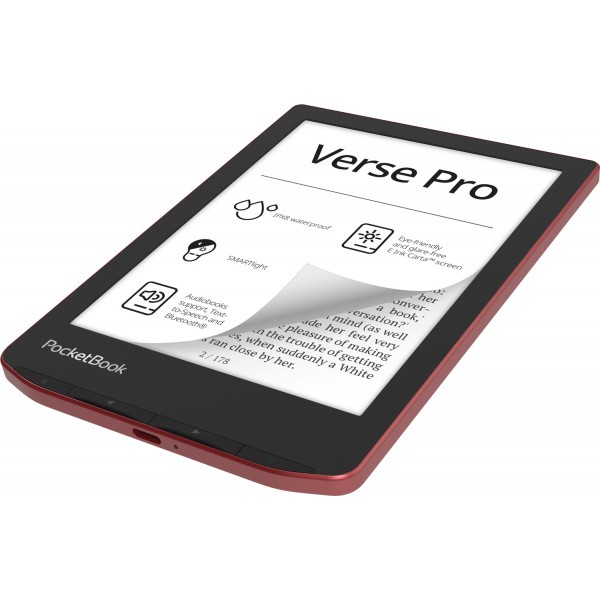 Фото - Електронна книга PocketBook 634 Verse Pro Passion Red (PB634-3-CIS)