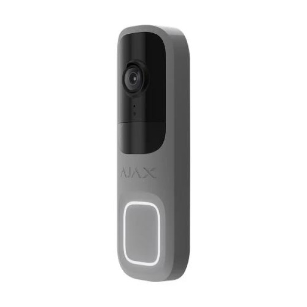 Фото - Бездротовий дверний дзвінок Ajax Doorbell (8EU) ASP Grey (000053538)