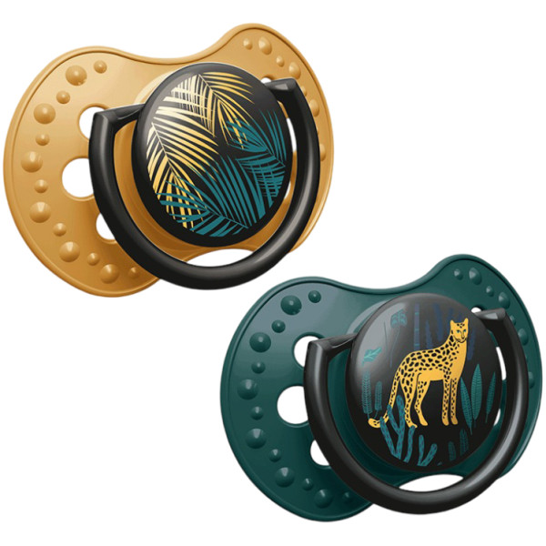 Фото - Динамическая пустышка Lovi 3-6 м-цев 2 шт. Jungle Vibes Boy (22/902boy)