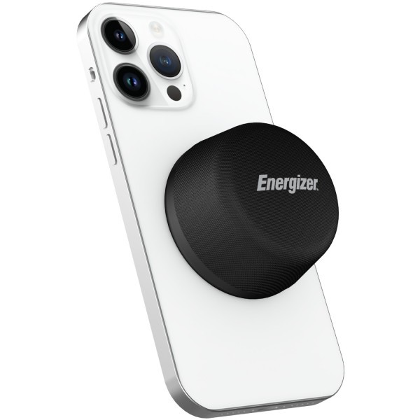 Фото - Портативна акустика Energizer Bluetooth 5.3 5W + Wireless bypass Charging магнітна зарядка 10W Black (BTS055)