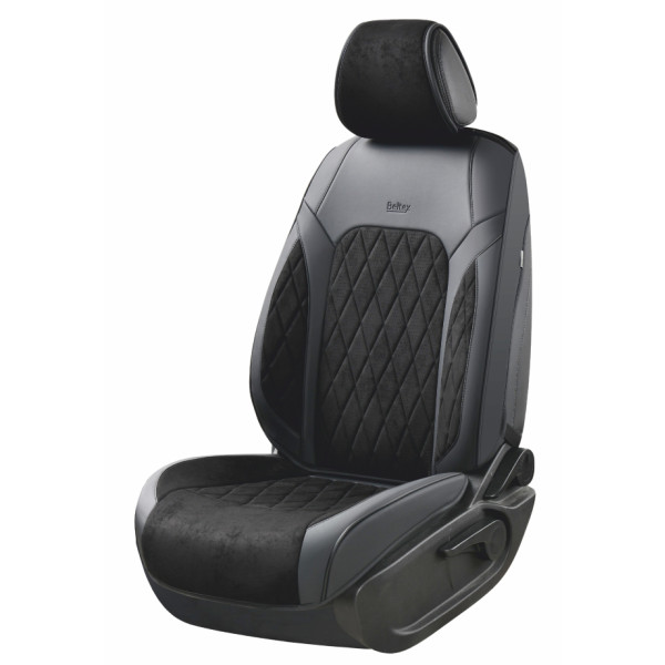 Фото - Комплект накидок на сиденье автомобиля Beltex 3D Malibu black 2 шт. (BX89110)