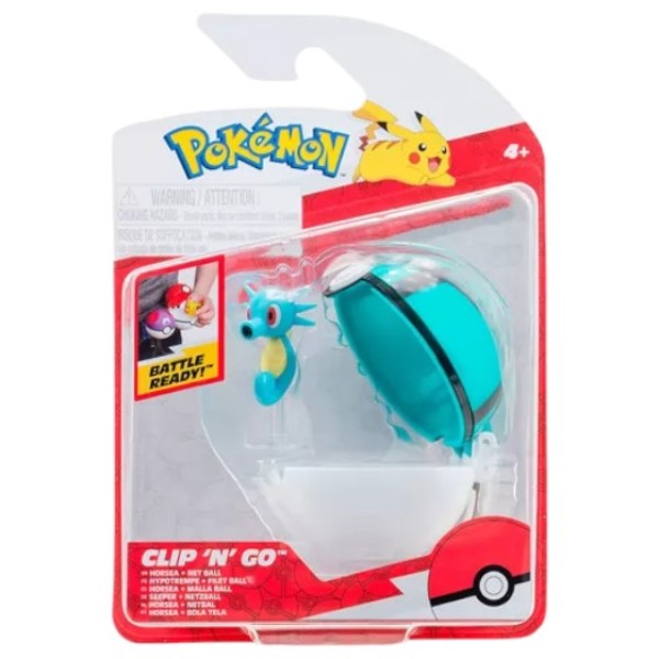 Фото - Набор игровых фигурок Pokemon W16 - ХОРСИ В ПОКЕБОЛЕ (PKW3145)
