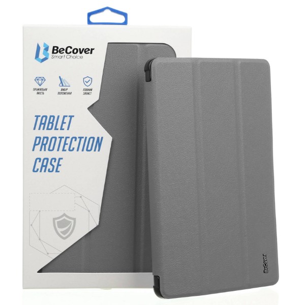 Фото - Чехол для планшета BeCover Tri Fold Soft TPU Silicone for Apple iPad Air 4 10.9 2020/2021 Gray (706872)