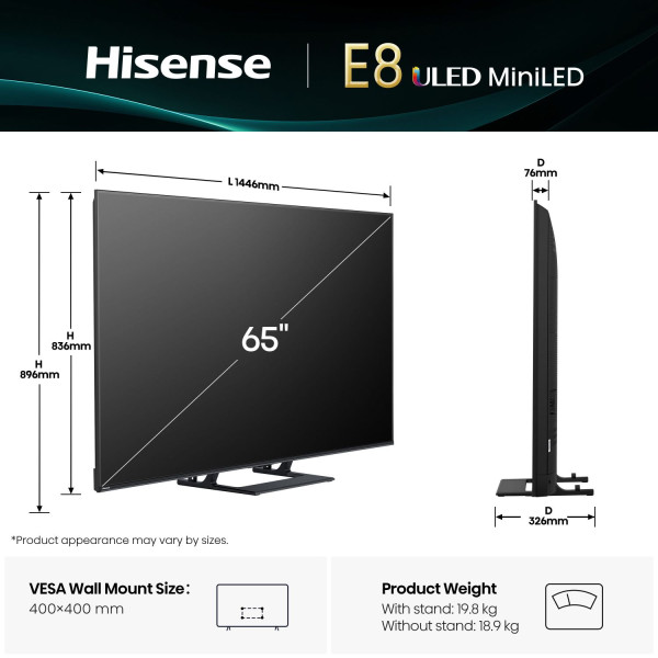 Фото - Телевизор Hisense 65E8Q
