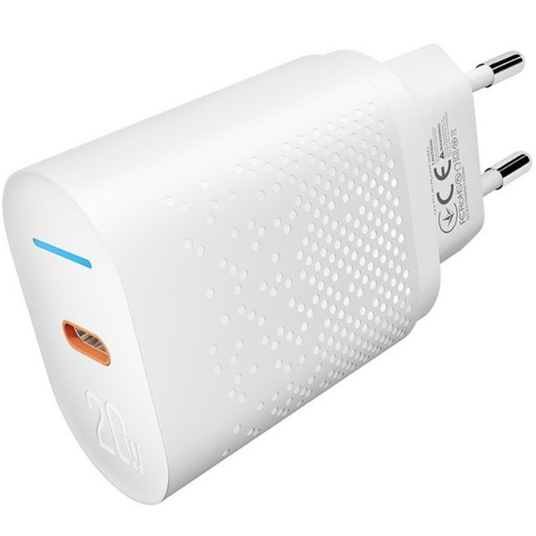 Фото - Мережевий зарядний пристрій YOKI Led Series 20W White (YK-20PD)