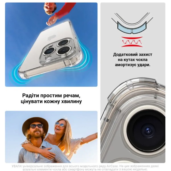 Фото - Чехол для смартфона Armorstandart Air Force for Xiaomi Poco F9 Pro 5G Camera cover Clear (ARM92736)