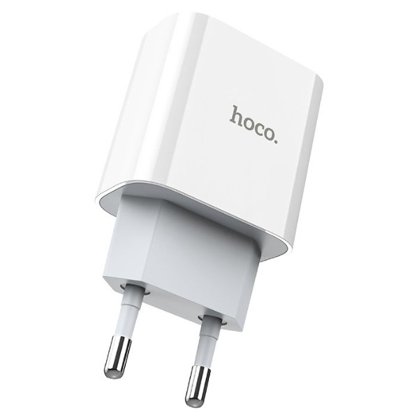 Фото - Сетевое зарядное устройство HOCO C76A Plus Speed source PD20W charger White (6931474746917)