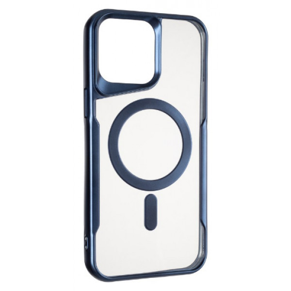 Фото - Чохол для смартфону
 Gelius Casual Frame Case MagSafe for iPhone 13 Pro Max Deep Blue (98558)