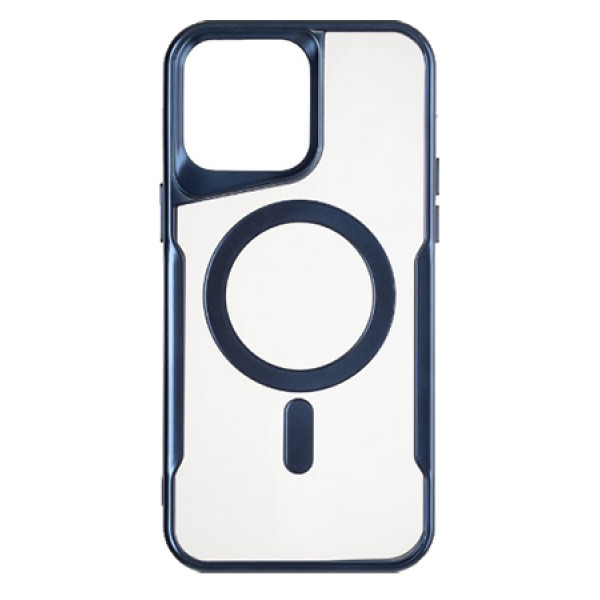 Фото - Чохол для смартфону
 Gelius Casual Frame Case MagSafe for iPhone 13 Pro Max Deep Blue (98558)