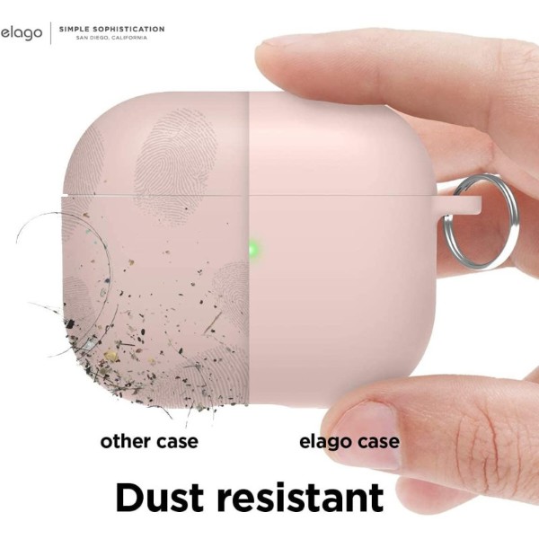 Фото - Чохол для навушників Elago Liquid Hybrid Case with Keychain Lovely Pink for Airpods 3rd Gen (EAP3RH-HANG-LPK)