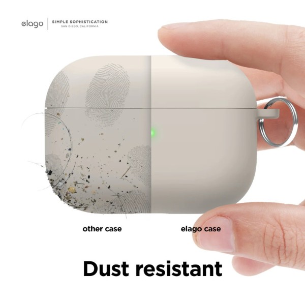 Фото - Чохол для навушників Elago Liquid Hybrid Hang Case White for Airpods Pro 2nd Gen (EAPP2RH-HANG-WH)