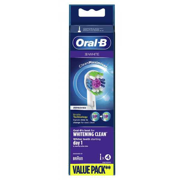 Фото - Насадка для зубной щетки Braun Oral-B 3D White EB18pRB CleanMaximiser 4 шт.