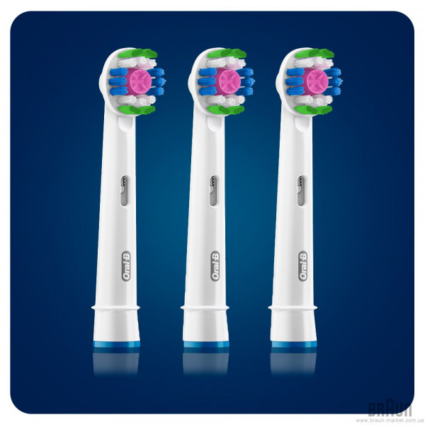 Фото - Насадка для зубной щетки Oral-B Braun 3D White EB18pRB CleanMaximiser 3 шт.