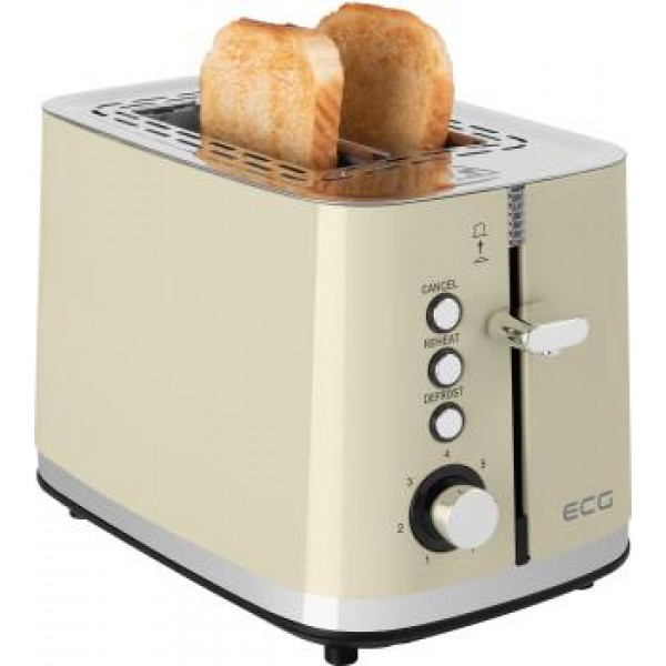 Фото - Тостер ECG ST 2766 Vintage Vanilla
