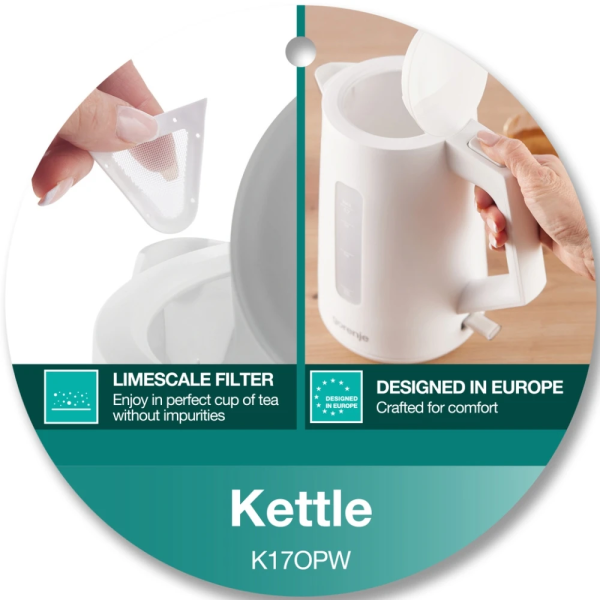 Фото - Электрический чайник Gorenje K17OPW