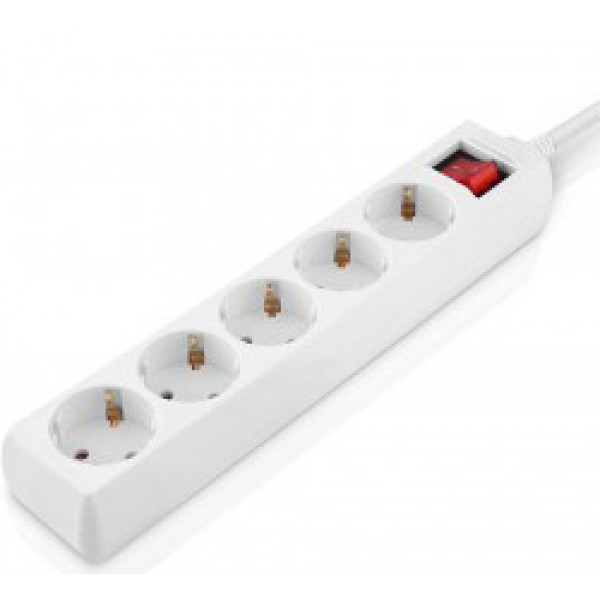 Фото - Мережевий фільтр REAL-EL RS-Protect M 1.8m White (EL122300025)