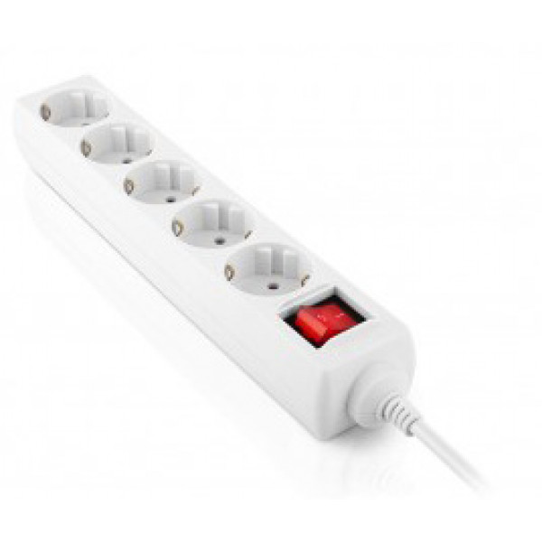 Фото - Мережевий фільтр REAL-EL RS-Protect M 1.8m White (EL122300025)