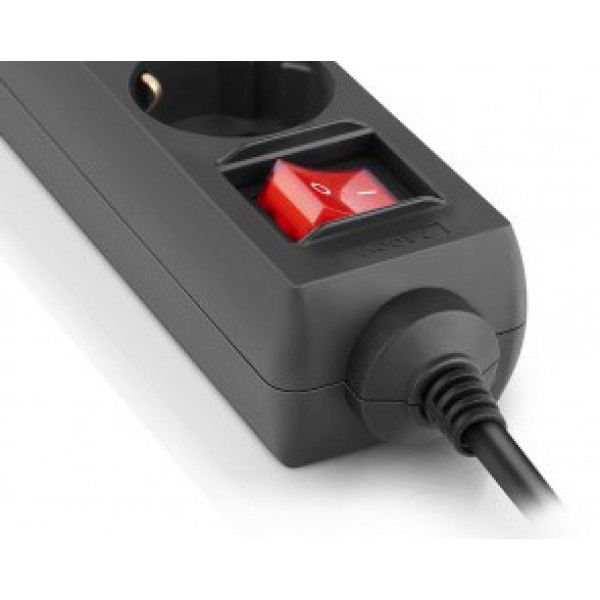 Фото - Мережевий фільтр REAL-EL RS-Protect M 3m Black (EL122300028)