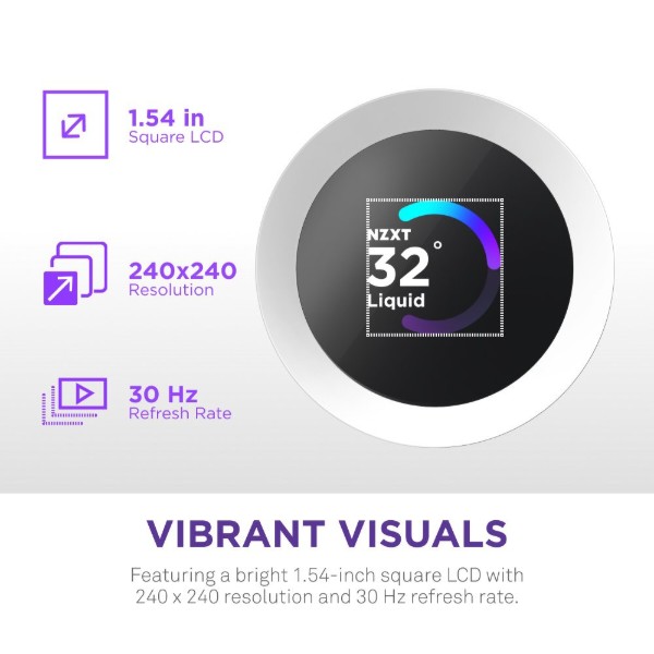 Фото - Водяна система охолодження NZXT Kraken Plus White (RL-KR360-W2)