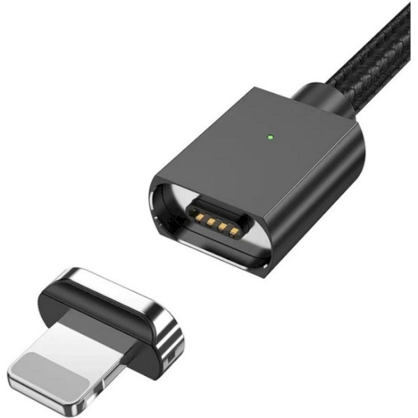 Фото - Кабель Essager Magic Power Magnetic USB Cable Lightning Black (EXCCXL-ML01)