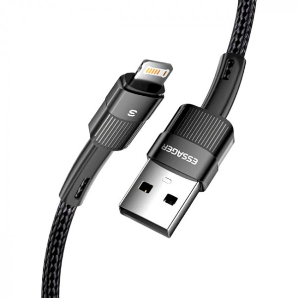 Фото - Кабель синхронізації даних Essager Star 6A Lightning USB 2m Black (EXCL-XCA01)