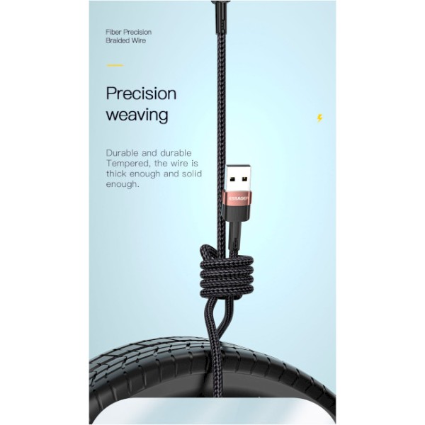 Фото - Кабель Essager Star 7A Type-C USB Cable 2m Black (EXCT-XCA01)