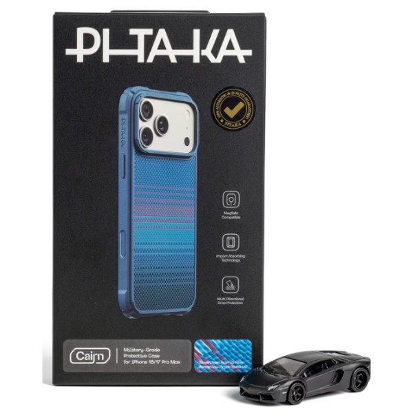 Фото - Чохол для смартфону Pitaka Cairn Military Grade Protective Case Nights-Midnight-01 for iPhone 18 Pro/17 Pro (KI1803CP2)