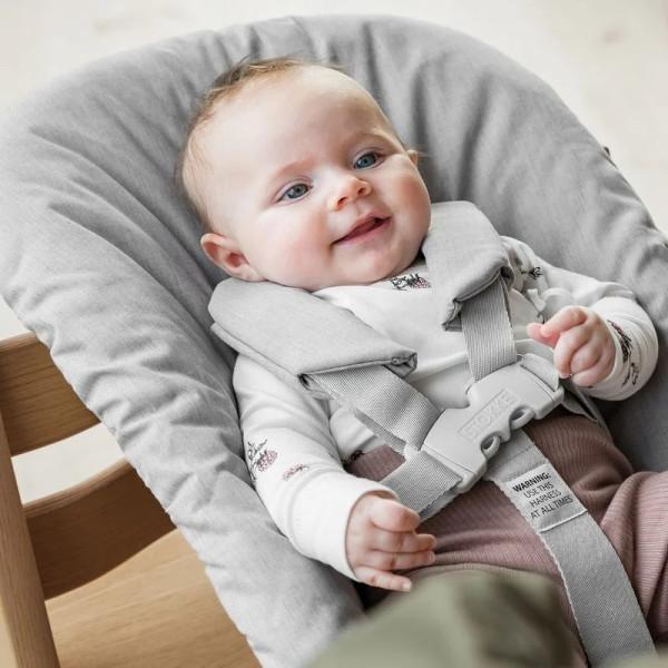 Фото - Стульчик для кормления классический Stokke кресло Tripp Trapp Newborn Grey
