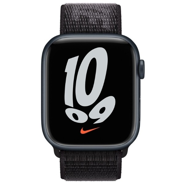 Фото - Ремешок для смарт-часов Apple 45mm Black Nike Sport Loop - Regular (ML343ZM/A)