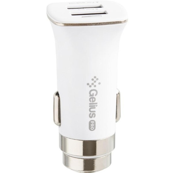 Фото - Автомобільний зарядний пристрій Gelius Pro Apollo GP-CC01 2USB 3.1A + Cable Type-C White (71435)