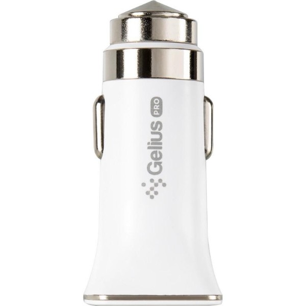Фото - Автомобільний зарядний пристрій Gelius Pro Apollo GP-CC01 2USB 3.1A + Cable Type-C White (71435)