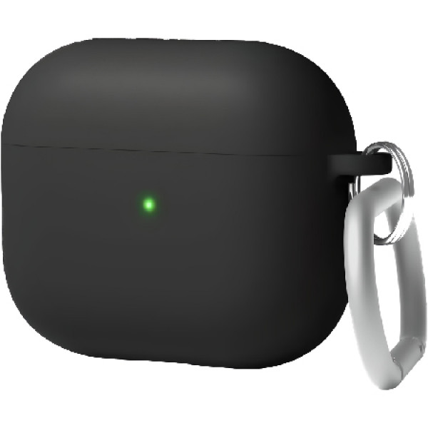 Фото - Чехол для наушников Elago Liquid Hybrid Case with Keychain Black for Airpods 3rd Gen (EAP3RH-HANG-BK)