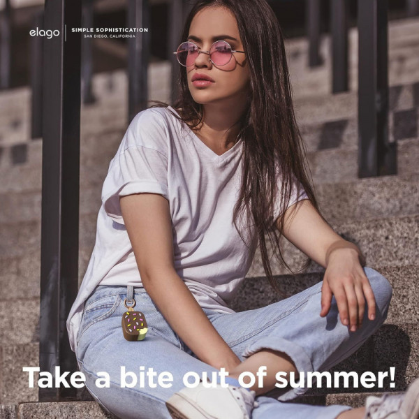 Фото - Чохол для навушників Elago Ice Cream Case Dark Brown for Airpods Pro 2nd Gen (EAPP2-ICE-DBR)