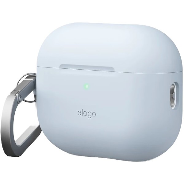 Фото - Чехол для наушников Elago Silicone Hang Case Light Blue for Airpods Pro 3rd Gen (EAPP3SC-HANG-LBL)