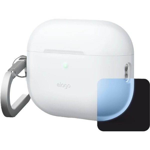 Фото - Чехол для наушников Elago Silicone Hang Case Nightglow Blue for Airpods Pro 3rd Gen (EAPP3SC-HANG-LUBL)