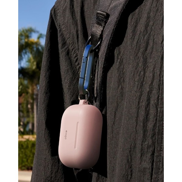 Фото - Чехол для наушников Elago Silicone Hang Case Sand Pink for Airpods Pro 3rd Gen (EAPP3SC-HANG-SPK)