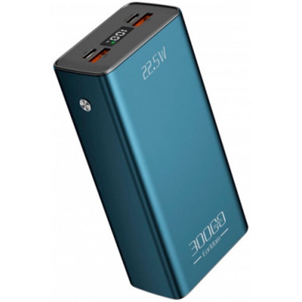 Фото - Батарея мобильная Earldom ET-PD36 30000mAh Metal Alloy QC3.0/PD2.0/PD3.0/22.5W Dark Blue (PB-000124) Фото - Батарея мобильная Earldom ET-PD36 30000mAh Metal Alloy QC3.0/PD2.0/PD3.0/22.5W Dark Blue (PB-000124)