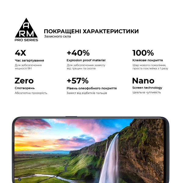 Фото - Защитное стекло для смартфона Armorstandart Pro for OnePlus Nord CE 5G (EB2103) Black (ARM59791)