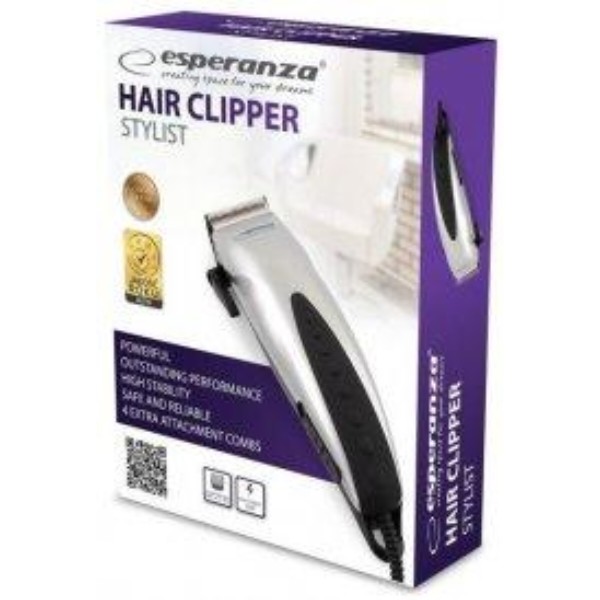 Фото - Машинка для стрижки волос Esperanza Stylist EBC003 Silver