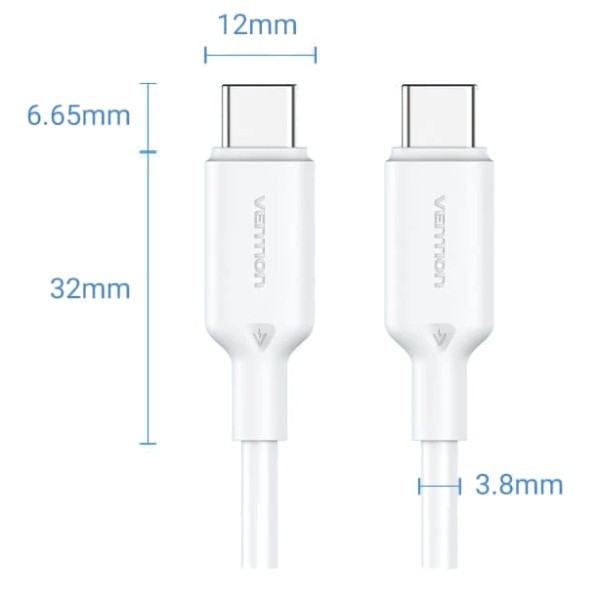 Фото - Кабель Vention USB 2.0 Type-C M-M, 1.0m (TRCWF)