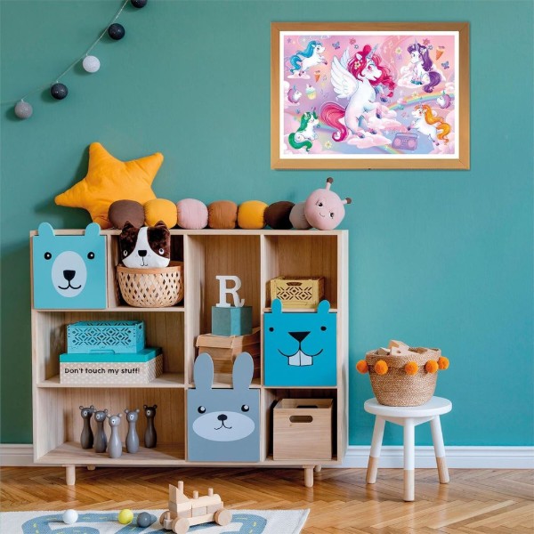 Фото - Пазли (3-4 роки) Clementoni Jolly Unicorns серія MAXI 24 ел. (28525)