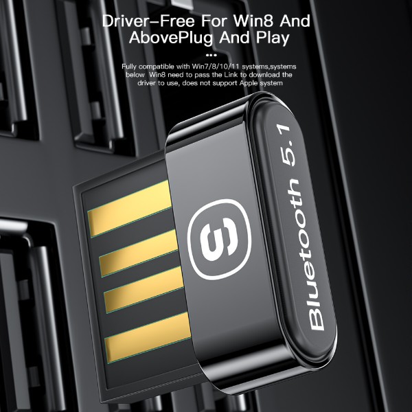 Фото - Адаптер сети Bluetooth USB Essager USB Bluetooth 5.1 (EBTMQ-XK01)