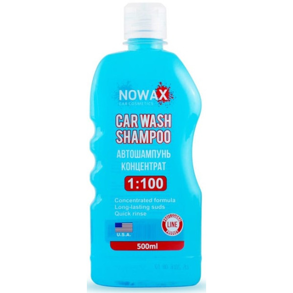 Фото - Шампунь для авто NOWAX концентрат 1:100 Car Wash Shampoo 0.5 л (NX00500)