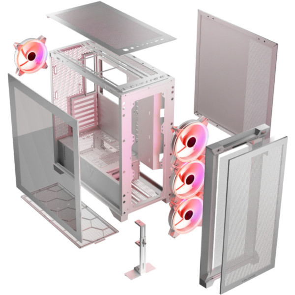 Фото - Корпус Modecom VOLCANO EXPANSE S ARGB 4x140mm fans MIDI USB 3.0x2+TYPE-C WHITE без БЖ (AT-EXPANSE-SG-20-000000)