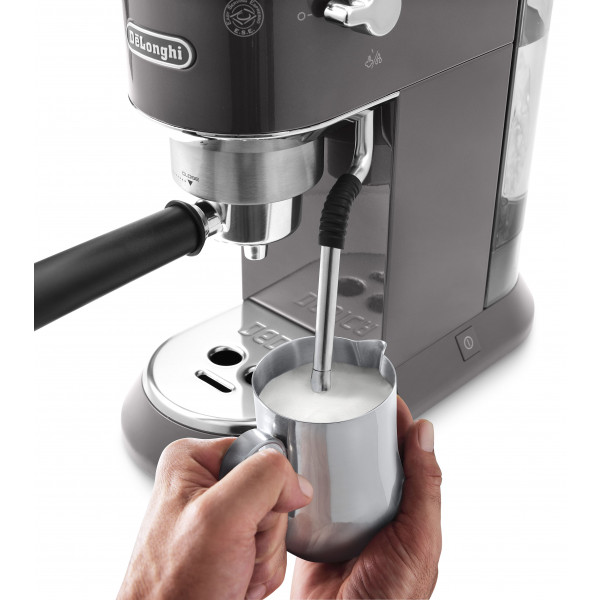 Фото - Уцінка - Кавоварка ріжкова Delonghi EC885.GY