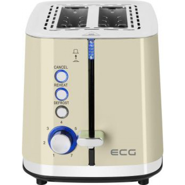 Фото - Тостер ECG ST 2766 Vintage Vanilla
