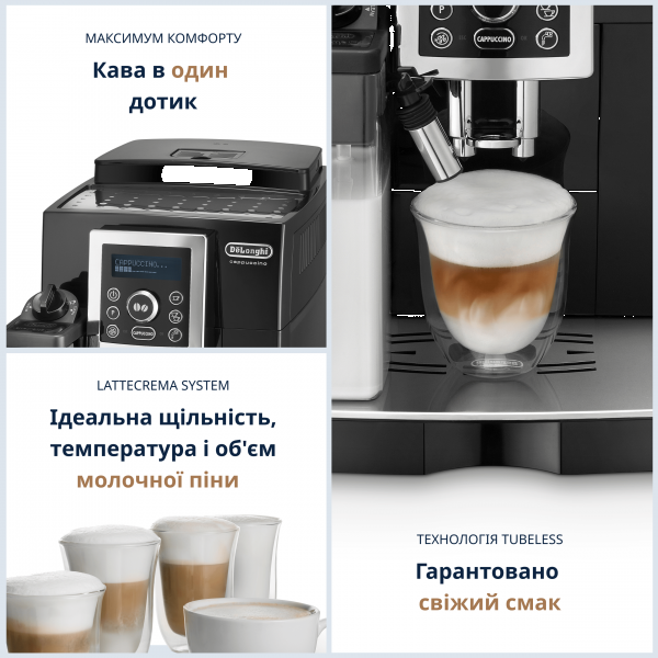 Фото - Кавомашина Delonghi ECAM 23.460.B